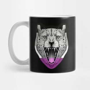 illustrated CHEETAH PRIDE series (ace pride flag) Mug